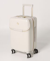 スーツケース/キャリーバッグ（ホワイト/白色系）ファッション