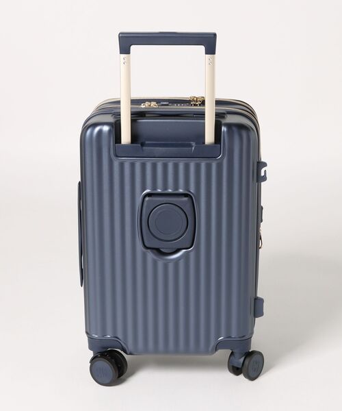 ROYAL PARTY(ロイヤルパーティー)の「【ROYAL PARTY/ロイヤルパーティー】 カップホルダー付き キャリーケース 33L(39L)(スーツケース/キャリーバッグ・レディース・オフホワイト/ブラック/ネイビー・FREE)」の7枚目の写真