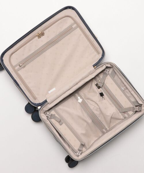 ROYAL PARTY(ロイヤルパーティー)の「【ROYAL PARTY/ロイヤルパーティー】 カップホルダー付き キャリーケース 33L(39L)(スーツケース/キャリーバッグ・レディース・オフホワイト/ブラック/ネイビー・FREE)」の8枚目の写真