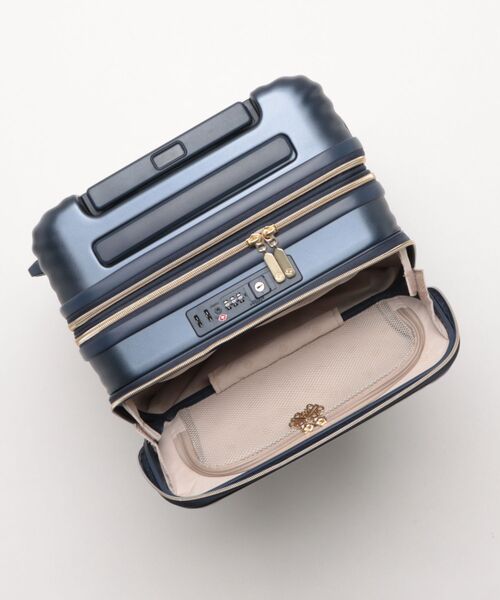 ROYAL PARTY(ロイヤルパーティー)の「【ROYAL PARTY/ロイヤルパーティー】 カップホルダー付き キャリーケース 33L(39L)(スーツケース/キャリーバッグ・レディース・オフホワイト/ブラック/ネイビー・FREE)」の10枚目の写真