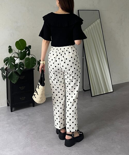 prose verse(プロズヴェール)の「襟付きフロントパールニット(ニット/セーター・レディース・ブラック系その他/ブラック系その他2/ブラック・MEDIUM)」の17枚目の写真