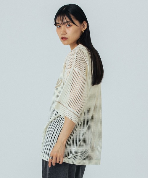 ROSE BUD(ローズバッド)の「BASEBALL S/S SHIRT(シャツ/ブラウス・レディース・オフホワイト/ネイビー・ONE SIZE)」の19枚目の写真