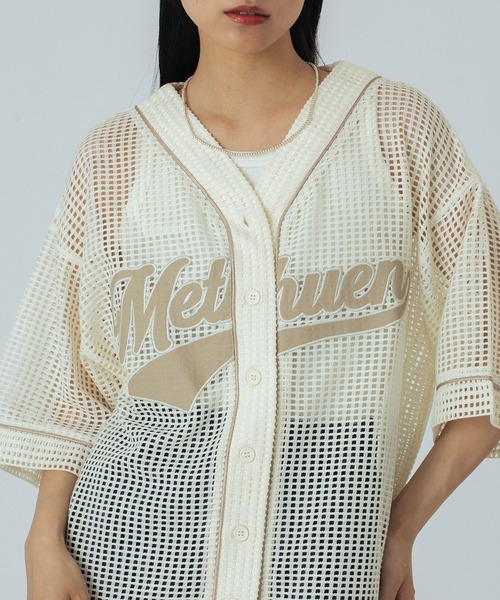 ROSE BUD(ローズバッド)の「BASEBALL S/S SHIRT(シャツ/ブラウス・レディース・オフホワイト/ネイビー・ONE SIZE)」の17枚目の写真