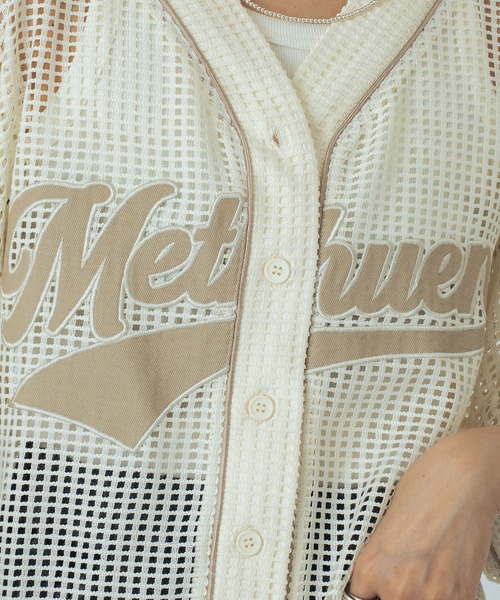 ROSE BUD(ローズバッド)の「BASEBALL S/S SHIRT(シャツ/ブラウス・レディース・オフホワイト/ネイビー・ONE SIZE)」の15枚目の写真