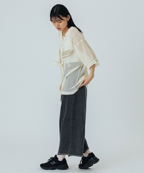 ROSE BUD(ローズバッド)の「BASEBALL S/S SHIRT(シャツ/ブラウス・レディース・オフホワイト/ネイビー・ONE SIZE)」の10枚目の写真