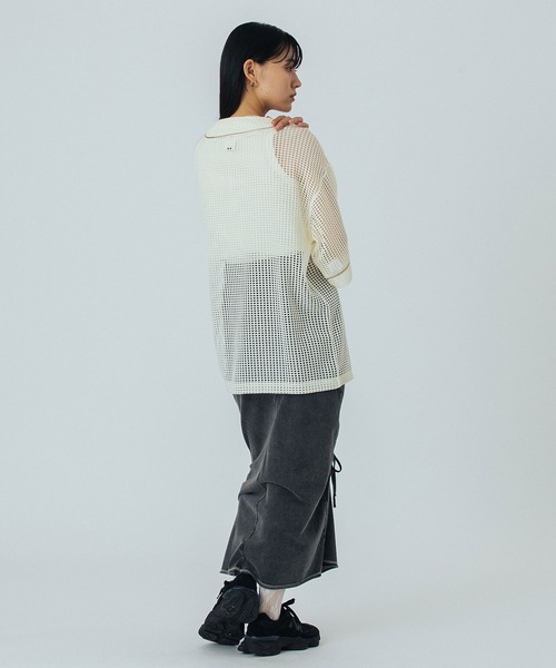 ROSE BUD(ローズバッド)の「BASEBALL S/S SHIRT(シャツ/ブラウス・レディース・オフホワイト/ネイビー・ONE SIZE)」の8枚目の写真