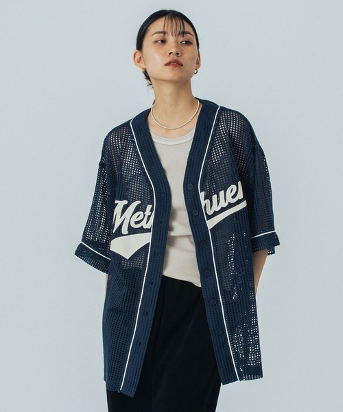 ROSE BUD(ローズバッド)の「BASEBALL S/S SHIRT(シャツ/ブラウス・レディース・オフホワイト/ネイビー・ONE SIZE)」の7枚目の写真