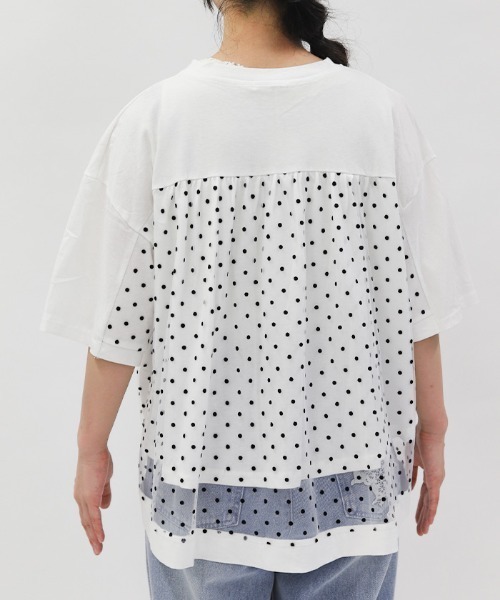 ドットチュールプルオーバー ドットチュールプルオーバー（Tシャツ/カットソー）｜axes femme