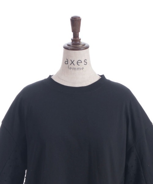 ドットチュールプルオーバー（Tシャツ/カットソー）｜axes femme