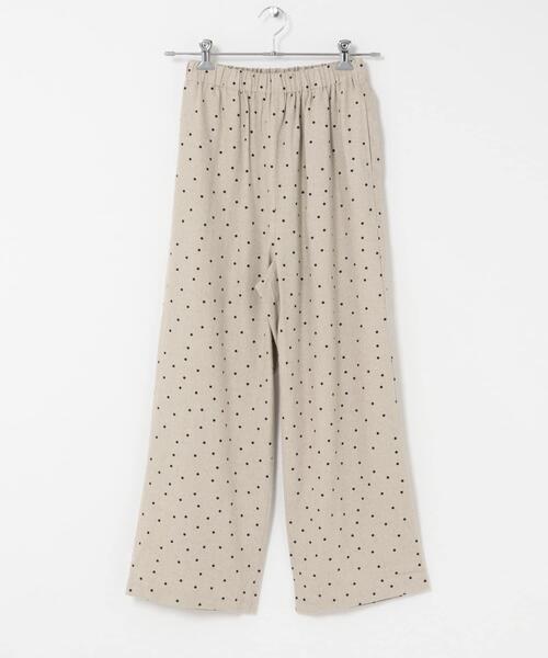 URBAN RESEARCH DOORS(アーバンリサーチドアーズ)の「リネンレーヨンドットイージーパンツ(その他パンツ・レディース・ナチュラル/ブラック・MEDIUM)」の13枚目の写真