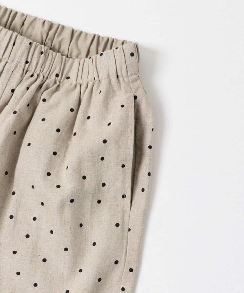 URBAN RESEARCH DOORS(アーバンリサーチドアーズ)の「リネンレーヨンドットイージーパンツ(その他パンツ・レディース・ナチュラル/ブラック・MEDIUM)」の15枚目の写真