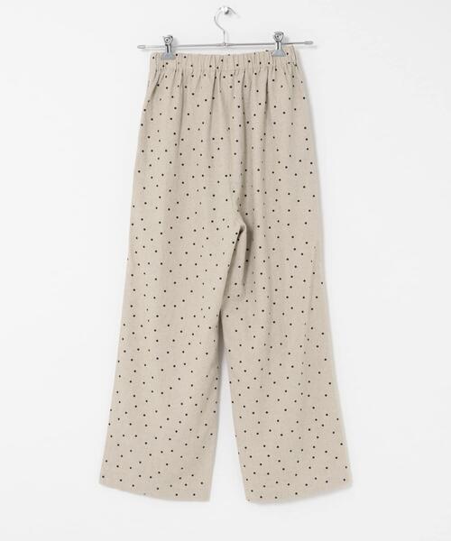 URBAN RESEARCH DOORS(アーバンリサーチドアーズ)の「リネンレーヨンドットイージーパンツ(その他パンツ・レディース・ナチュラル/ブラック・MEDIUM)」の16枚目の写真