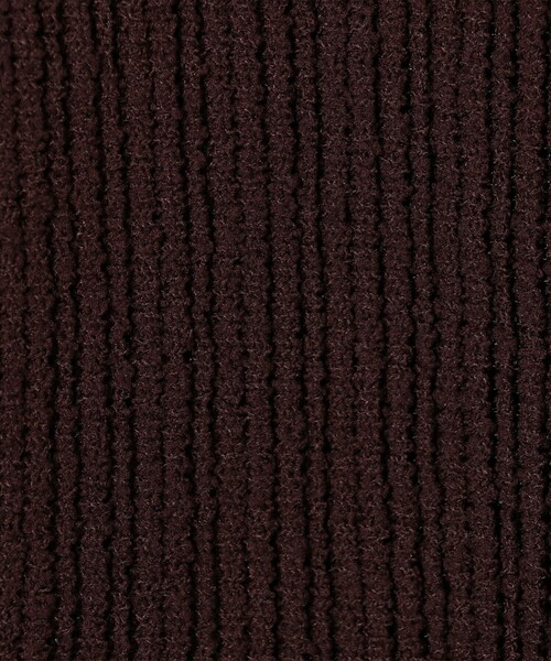 BALLSEY（ボールジィ）の「ブークレーミラノリブボーダー フレアカーディガン（カーディガン/ボレロ・レディース・ホワイト/ブラウン・S）」の10枚目の写真