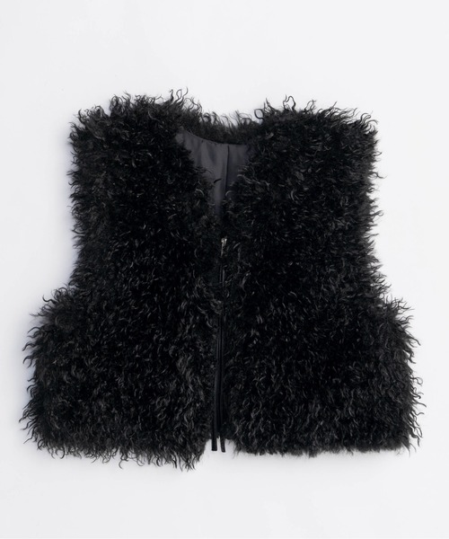 25AW PRE-ORDER】Fur Vest/ファーベスト【MAISON SPECIAL/メゾン