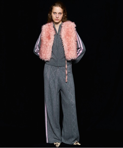 新品タグ付き★メゾンドドルチェ　ウォッシャブルファーベスト/黒　新品未使用タグ付 25AW PRE-ORDER】Fur Vest/ファーベスト【MAISON SPECIAL/メゾン