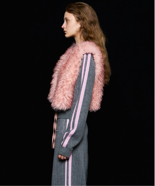 メゾンスペシャル maison special リボンパッファーベスト MAISON SPECIAL（メゾンスペシャル）の「Ribbon Puffer Vest