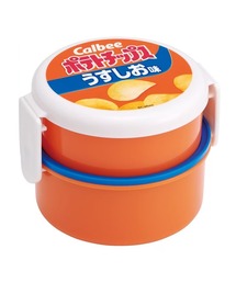 sanrio（サンリオ）の「(SK)【PEANUTS & sanrio & パペットスンスン & モンチッチ & ポケモン & おぱんちゅうさぎ & カルビー】丸型 ランチボックス 2段 フォーク付き[500ml]（お弁当箱）」