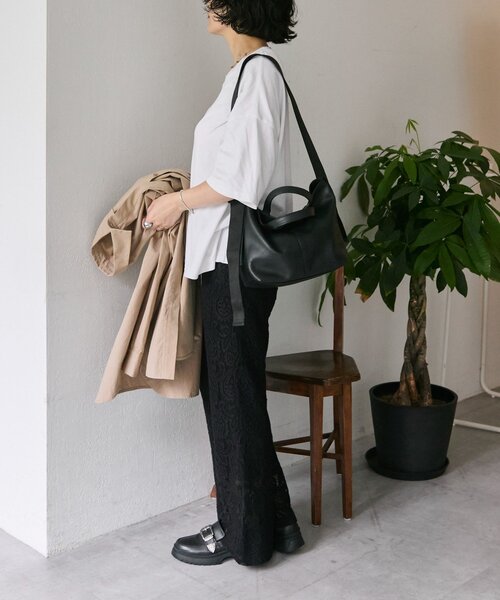 ear PAPILLONNER イアパピヨネ　ワイドテープトートバッグM セール】ワイドテープトートバッグM（トートバッグ）｜ear PAPILLONNER