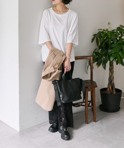 リバイバル/A5サイズ対応》ワイドテープトートバッグM（トートバッグ