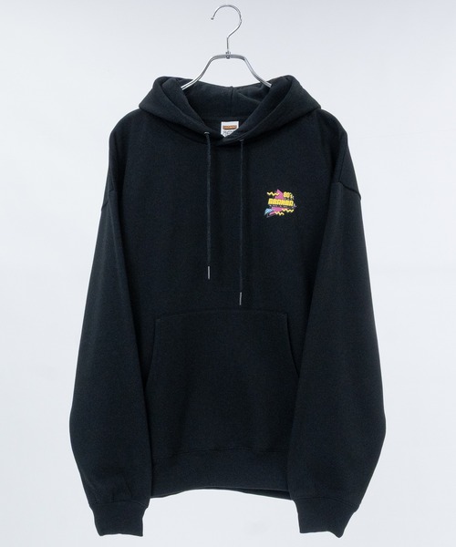 JOHN'S CLOSET(ジョンズクローゼット)の「【a】〔GRANMA/グランマ〕裏起毛 発泡プリント プルオーバーパーカー(パーカー・メンズ・アッシュグレー/ホワイト/ブラック・MEDIUM/LARGE)」の5枚目の写真