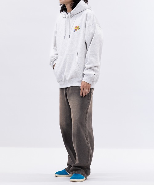 JOHN'S CLOSET(ジョンズクローゼット)の「【a】〔GRANMA/グランマ〕裏起毛 発泡プリント プルオーバーパーカー(パーカー・メンズ・アッシュグレー/ホワイト/ブラック・MEDIUM/LARGE)」の11枚目の写真