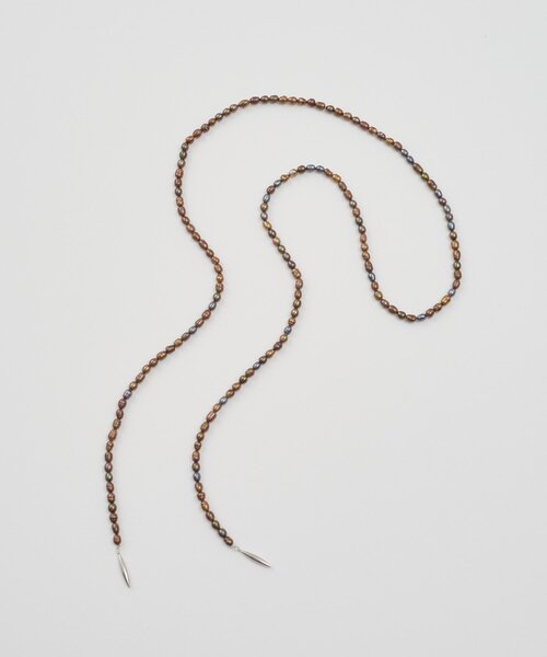 GALLARDAGALANTE（ガリャルダガランテ）の「【25th記念アイテム】【2.718】パールラリエッタネックレス（ネックレス・レディース・ブラウン/ホワイト・FREE）」の12枚目の写真