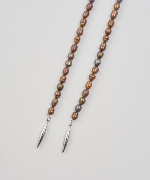 GALLARDAGALANTE（ガリャルダガランテ）の「【25th記念アイテム】【2.718】パールラリエッタネックレス（ネックレス・レディース・ブラウン/ホワイト・FREE）」の13枚目の写真