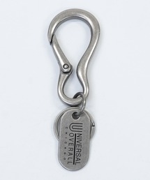 UNIVERSAL OVERALL（ユニバーサルオーバーオール）の「【10】〔UNIVERSALOVERALL〕ロゴプレート キーリング（キーホルダー）」