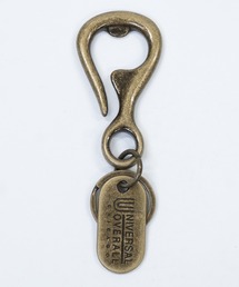 UNIVERSAL OVERALL（ユニバーサルオーバーオール）の「【10】〔UNIVERSALOVERALL〕ロゴプレート キーリング（キーホルダー）」