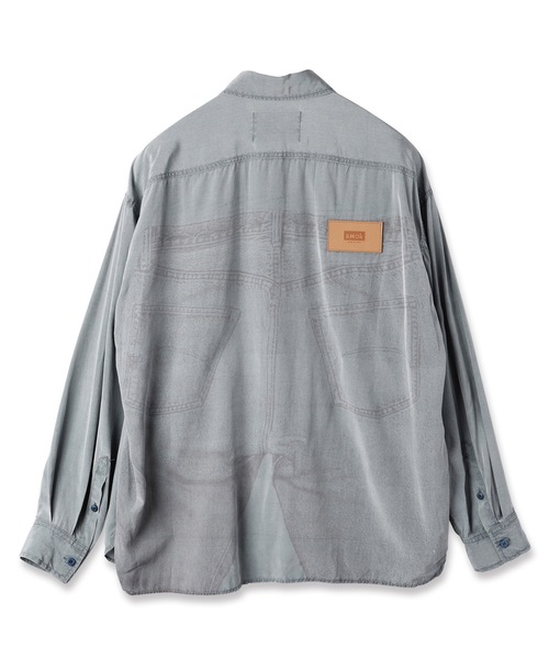 amok(アモク)の「WAISTCLOTH SHIRT(シャツ/ブラウス・メンズ・ブラック/インディゴブルー・L/M/S)」の14枚目の写真