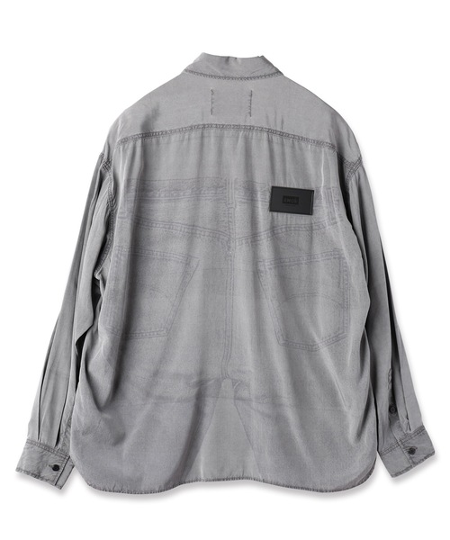 amok(アモク)の「WAISTCLOTH SHIRT(シャツ/ブラウス・メンズ・ブラック/インディゴブルー・L/M/S)」の16枚目の写真