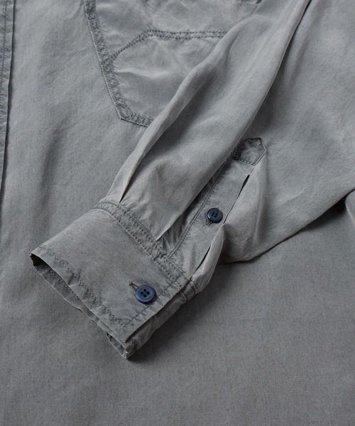 amok(アモク)の「WAISTCLOTH SHIRT(シャツ/ブラウス・メンズ・ブラック/インディゴブルー・L/M/S)」の18枚目の写真