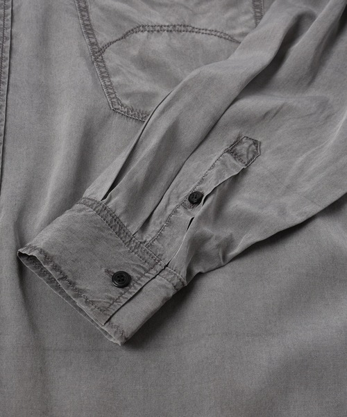 amok(アモク)の「WAISTCLOTH SHIRT(シャツ/ブラウス・メンズ・ブラック/インディゴブルー・L/M/S)」の22枚目の写真