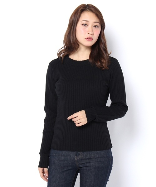 Chico（チコ）の「【who's who Chico】ハイネックリブニット（ニット/セーター・レディース・アイボリー/ベージュ/ブラック/グレー・FREE）」の3枚目の写真