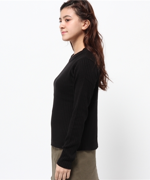 Chico（チコ）の「【who's who Chico】ハイネックリブニット（ニット/セーター・レディース・アイボリー/ベージュ/ブラック/グレー・FREE）」の6枚目の写真