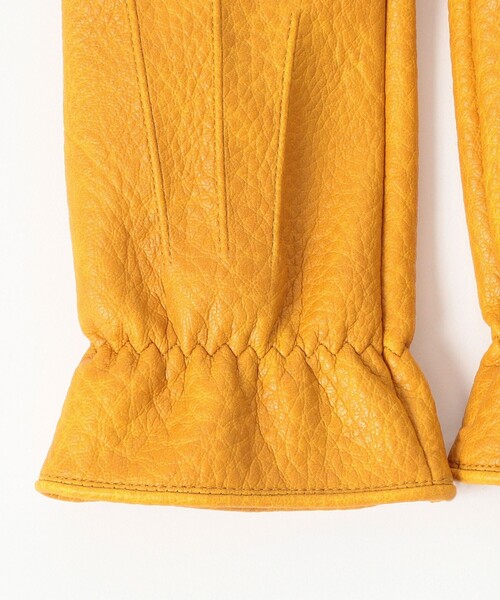 B:MING by BEAMS(ビーミングバイビームス)の「フェイク レザー グローブ(手袋・メンズ・イエロー系その他5/ブラック・ONE SIZE)」の7枚目の写真