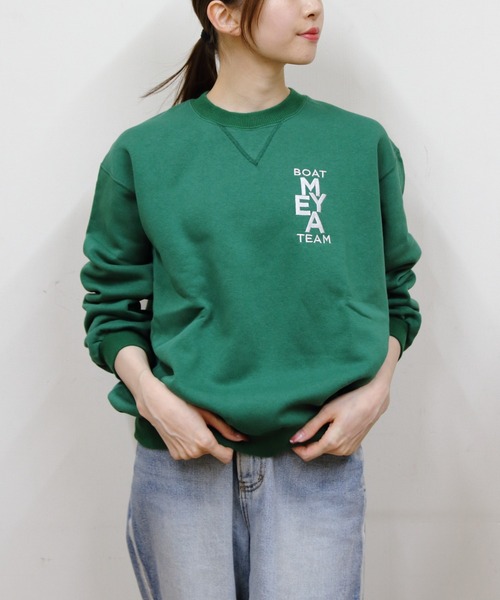 MEYAME/メヤメ NO.6 エンブロイダリースウェット NO.6 EMBROIDELY