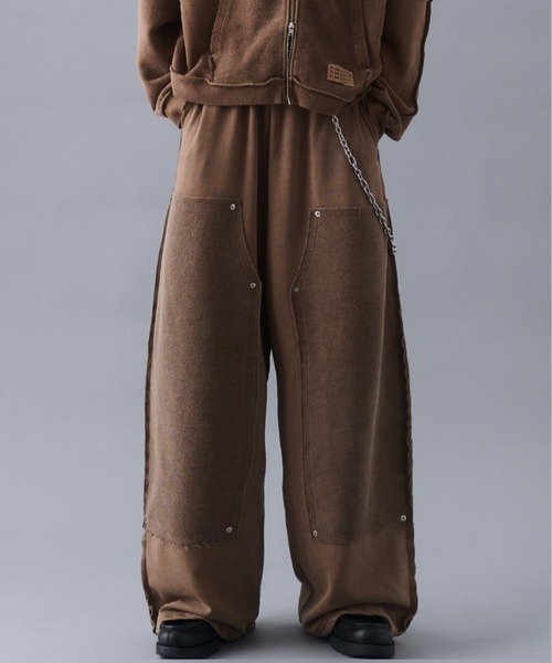 Vintage Design Double Knee Sweat Pants / ヴィンテージデザインダブルニースウェットパンツ