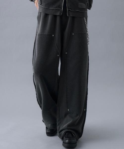 セール】Vintage Design Double Knee Sweat Pants / ヴィンテージ
