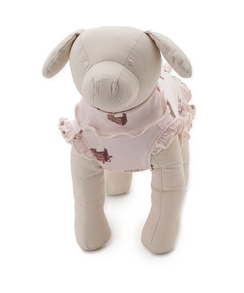 gelato pique(ジェラートピケ)の「【CAT&DOG】オータムケーキ柄プルオーバー(ペットウェア・レディース・レッド/ピンク/クリーム・S/M/L)」の8枚目の写真