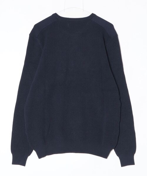 REPLAY（リプレイ）の「コットンウール ワッフルニット（ニット/セーター・メンズ・インディゴブルー・X-LARGE/MEDIUM/SMALL/LARGE）」の8枚目の写真