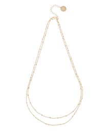 LAGUNAMOON | LADYダブルチェーンネックレス(ネックレス)