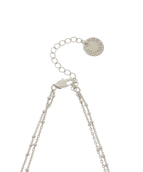 LAGUNAMOON（ラグナムーン）の「LADYダブルチェーンネックレス 結婚式 お呼ばれ（ネックレス・レディース・シルバー/ゴールド・FREE）」の3枚目の写真