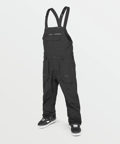 VOLCOM(ボルコム)の「【VOLCOM/ボルコム】 Mens Rain Gore-Tex Bib Overalls /ゴアテックススキースノーボードビブパンツ(その他パンツ・メンズ・レッド系その他/ブラック・MEDIUM/LARGE/SMALL/X-LARGE)」の4枚目の写真