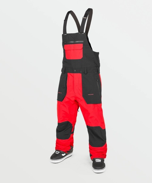 VOLCOM(ボルコム)の「【VOLCOM/ボルコム】 Mens Rain Gore-Tex Bib Overalls /ゴアテックススキースノーボードビブパンツ(その他パンツ・メンズ・レッド系その他/ブラック・MEDIUM/LARGE/SMALL/X-LARGE)」の9枚目の写真