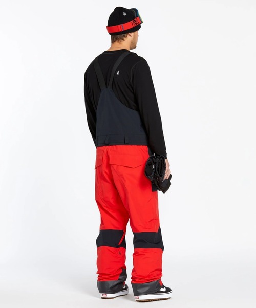 VOLCOM(ボルコム)の「【VOLCOM/ボルコム】 Mens Rain Gore-Tex Bib Overalls /ゴアテックススキースノーボードビブパンツ(その他パンツ・メンズ・レッド系その他/ブラック・MEDIUM/LARGE/SMALL/X-LARGE)」の10枚目の写真