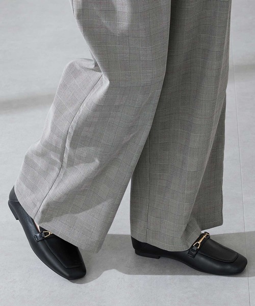 WA ORiental TRaffic（ダブルエーオリエンタルトラフィック）の「2025秋冬新作スクエアトゥモチーフバブーシュローファー/52308（パンプス・レディース・ブラウン/イエロー/ブラック・34/35/36/37/38/39/40/41/42/33/43）」の15枚目の写真