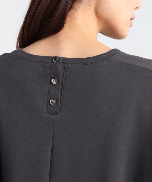 GALLORIA（ギャローリア）の「ドルマンプルオーバー（Tシャツ/カットソー・レディース・マスタード/グリーン/チャコールグレー・M/L/S/LL）」の5枚目の写真