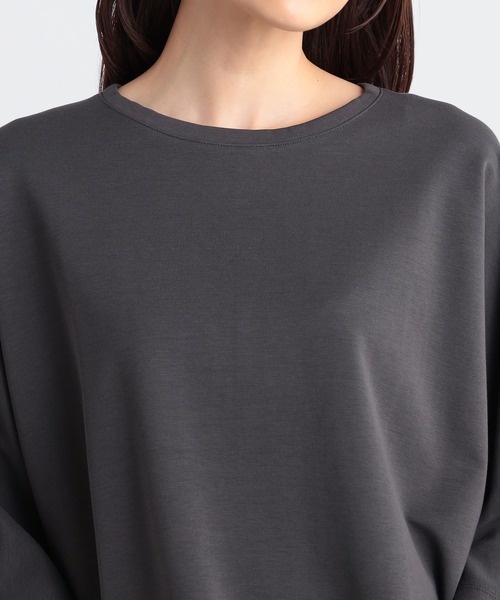 GALLORIA（ギャローリア）の「ドルマンプルオーバー（Tシャツ/カットソー・レディース・マスタード/グリーン/チャコールグレー・M/L/S/LL）」の6枚目の写真