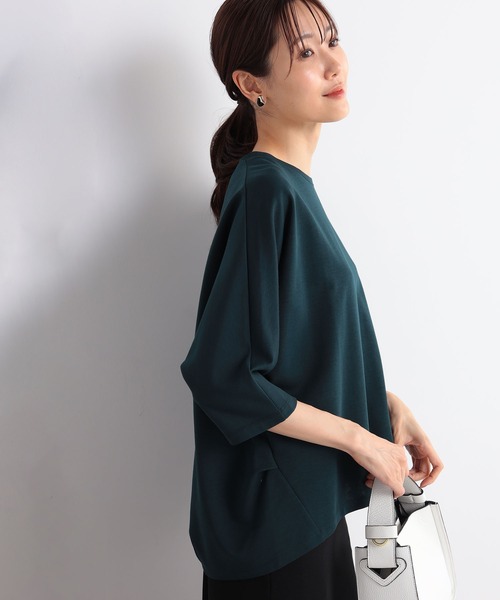 GALLORIA（ギャローリア）の「ドルマンプルオーバー（Tシャツ/カットソー・レディース・マスタード/グリーン/チャコールグレー・M/L/S/LL）」の10枚目の写真